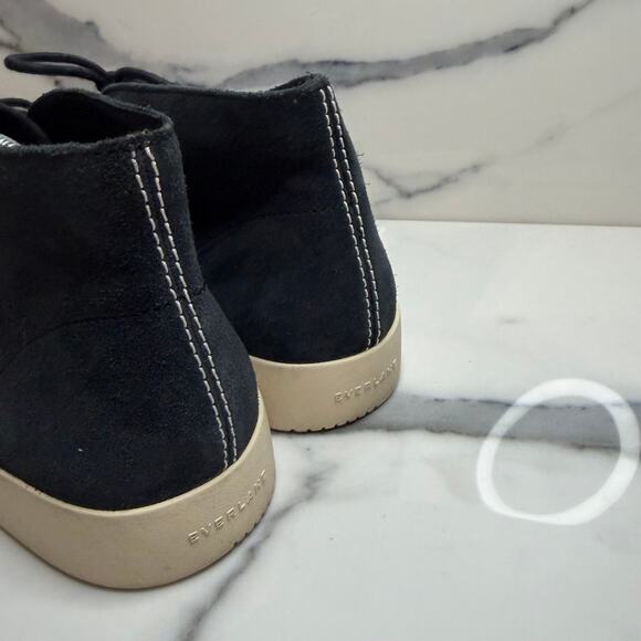 Everlane Mens Black Suede The Desert Chukka Boot 7.5 Preppy Minimalist Classic